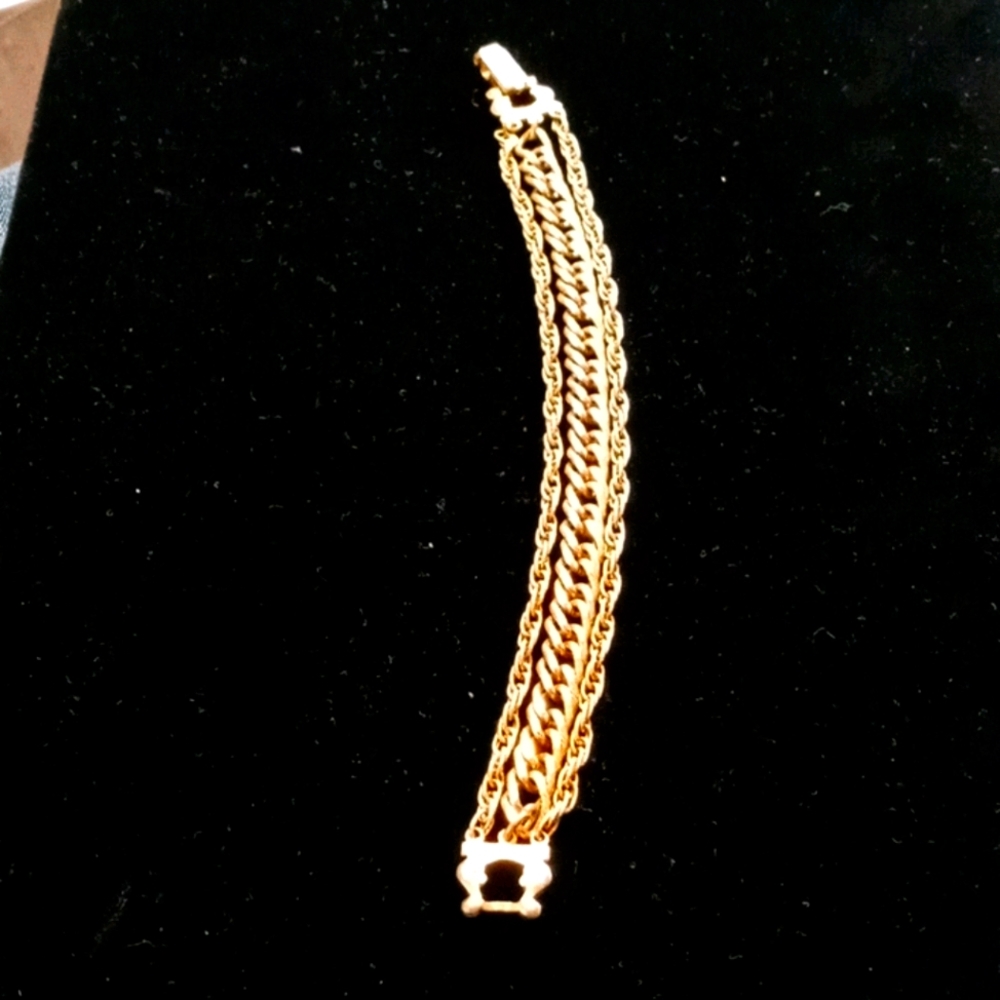 Triple Chain Bracelet